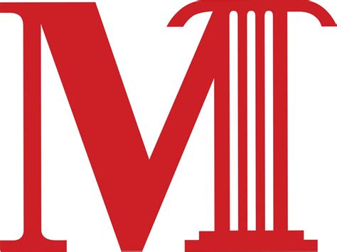 Painted Red Letter M Free Image Download