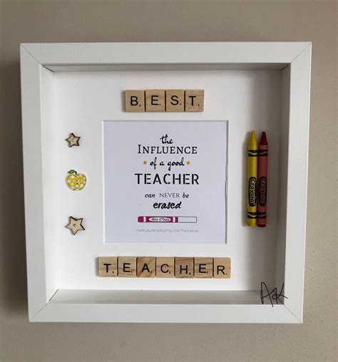 Best Teacher Personalised Thank You T Frames For All