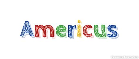 Americus Logotipo Ferramenta De Design De Nome Grátis A Partir De