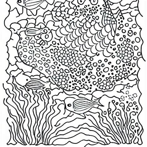 Ocean Habitat Coloring Pages