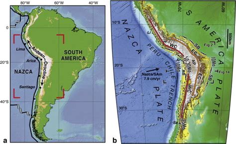 The Andean Orogen A Tectonic Framework Of Central Andes With Bend