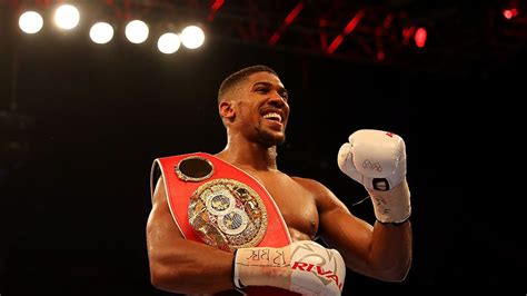 anthony joshua lifts the lid on journey to becoming world heavyweight champion boxing news
