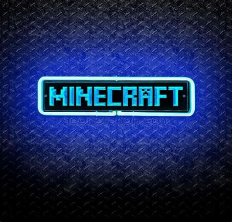 Minecraft 3d Neon Sign For Sale Neonstation
