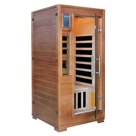 Majestic 75 In H X 36 In W X 36 In D Hemlock Fir Wood Sauna In The