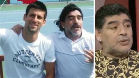 Vídeo Maradona Contó Una Cruda Vivencia De Novak Djokovic Maradona Contó Una Cruda Vivencia De