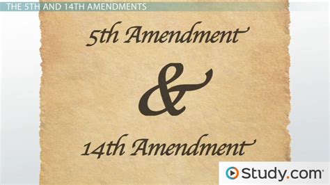 Due Process And Taking The Fifth And Fourteenth Amendments Video And Lesson Transcript