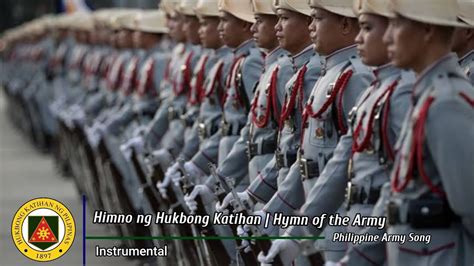Himno Ng Hukbong Katihan Hymn Of The Army Philippine Army Song