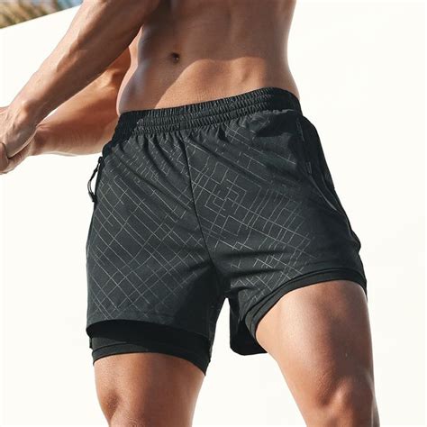 generic men s 2 in 1 running shorts with pockets compression liner best price online jumia egypt