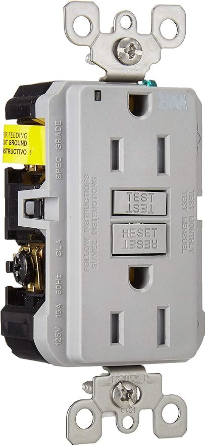 Leviton 15a 125v Duplex Self Test Tamperweather Resistant Gfci Outlet