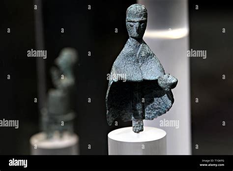 Nuragic Bronze At Museum Stock Photo Alamy