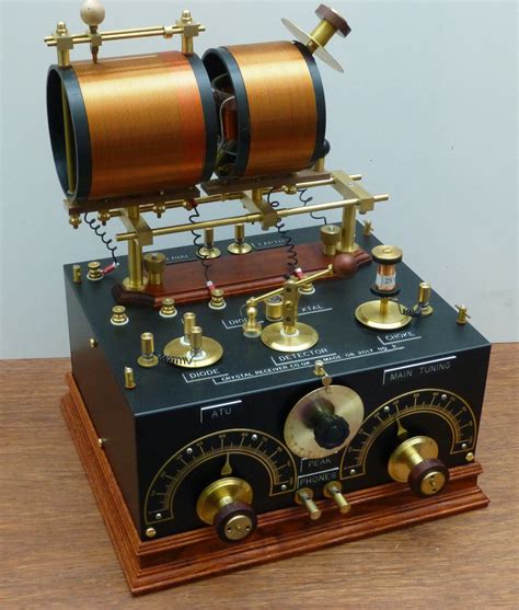Crystal Radio Variometer And Slider Project Antique Radio Retro