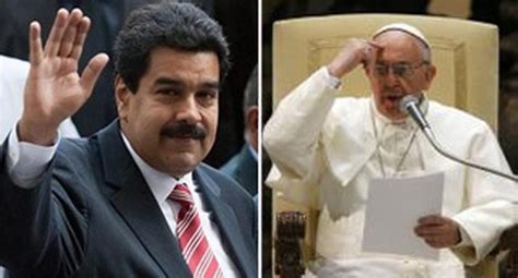 Nicolás Maduro Se Compara Con El Papa No Pedí Ser Presidente Mundo