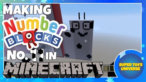 Making Numberblock 11 In Minecraft Cbeebies Numberblocks Youtube