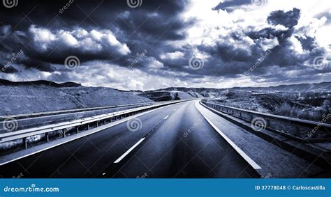 Road Scenery Stock Photo Image Of Scenics Cloudscape 37778048