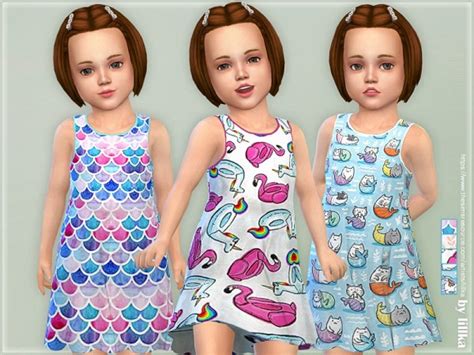 The Sims Resource Toddler Dresses Collection P139 By Lillka • Sims 4