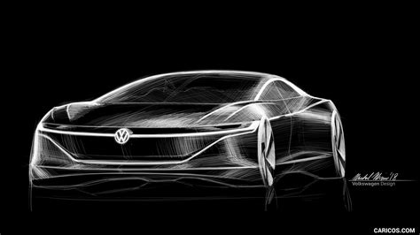 2018 Volkswagen Id Vizzion Concept Design Sketch Hd Car Design