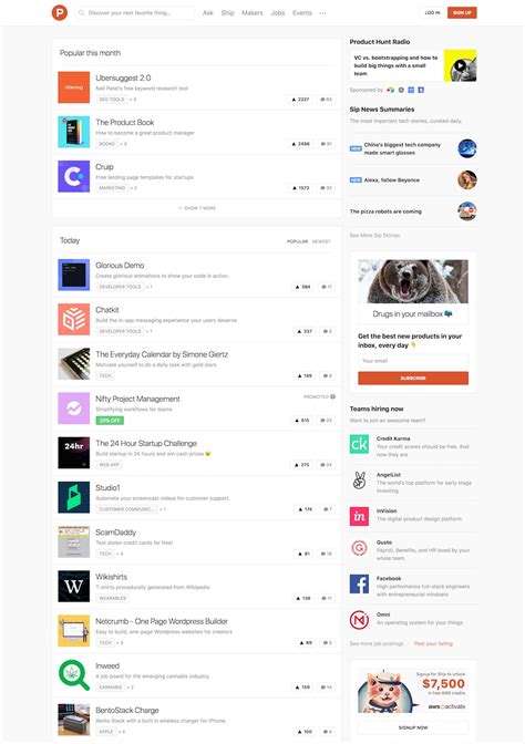 Ux Timeline Product Hunt Back To The Past