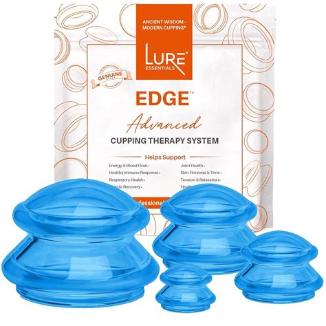 Lure Essentials Edge Cupping Set For Home Use And Massage Therapists