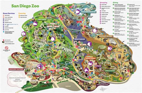 San Diego Zoo Map 2024 San Diego Zoo Hours San Diego Zoo Tickets