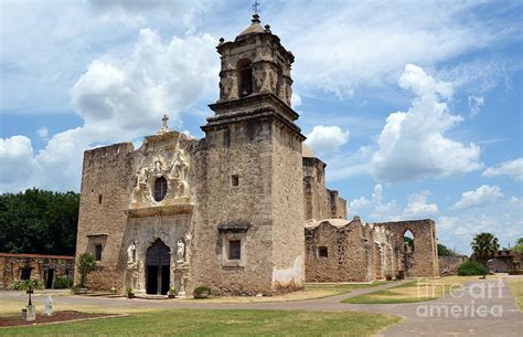 Mission San Jose Front Entrance In San Antonio Missions National