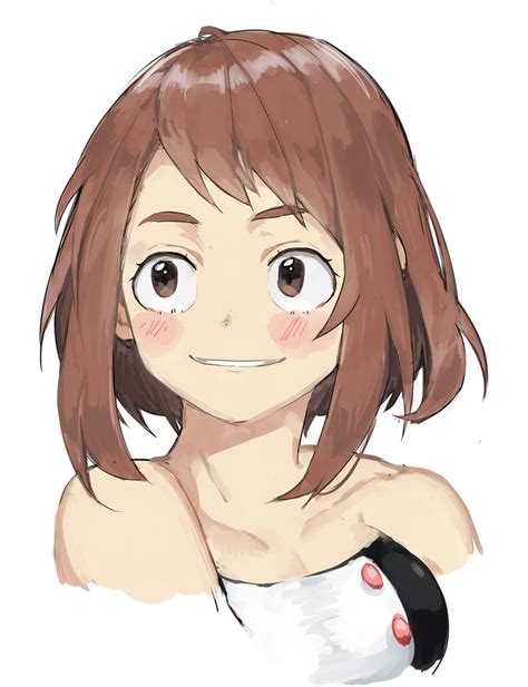 Uraraka Ochako Boku No Hero Academia Drawn By Chloedesuzee Danbooru