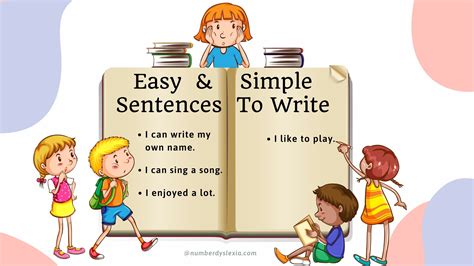 100 Easy And Simple Sentences For Kindergarteners To Write Number