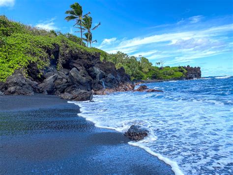 The Black Sand Beaches Of Hawaii