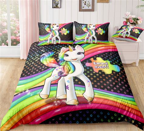 Rainbow Baby Unicorn Bedding Set Unilovers