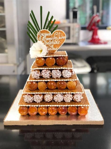 Pièce Montée En Choux Pyarmide Vegan Wedding Cake Wedding Cakes
