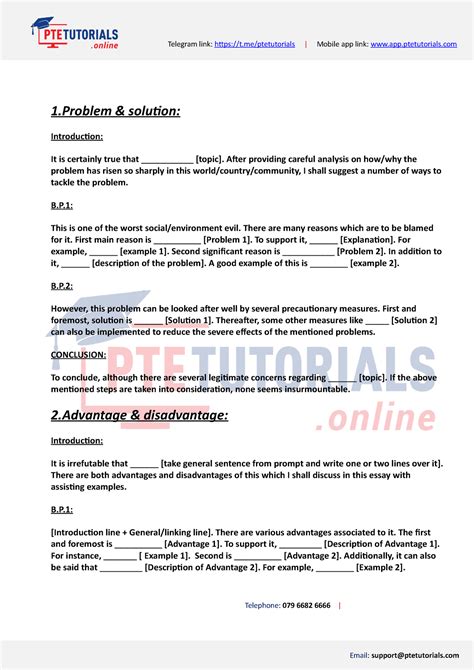 Pte Essay Template Lecture Notes Solution Introduction It Is Certainly True