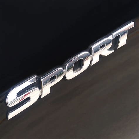 Car Styling 3d Abs Chrome Logo Etiqueta De Auto Sport Emblema Placa