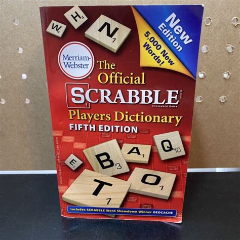 The Official Scrabble Players Dictionary By Merriam Webster 2014 Mass