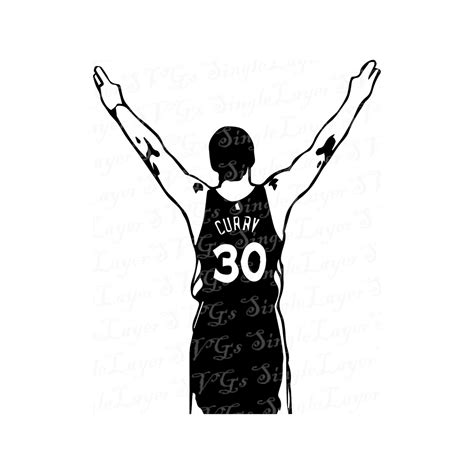 Steph Curry Svg Dxf Png Pdf Files Steph Curry Vector File Los