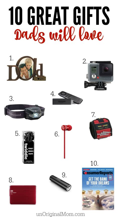 Express your love for your mum and dad with these ardent gifts and win their hearts. Great Gifts for Dad - unOriginal Mom