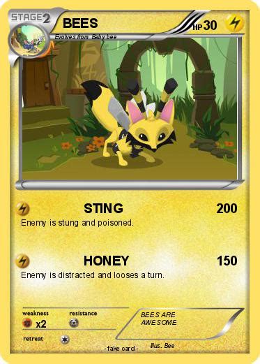 Pokémon Bees 14 14 Sting My Pokemon Card