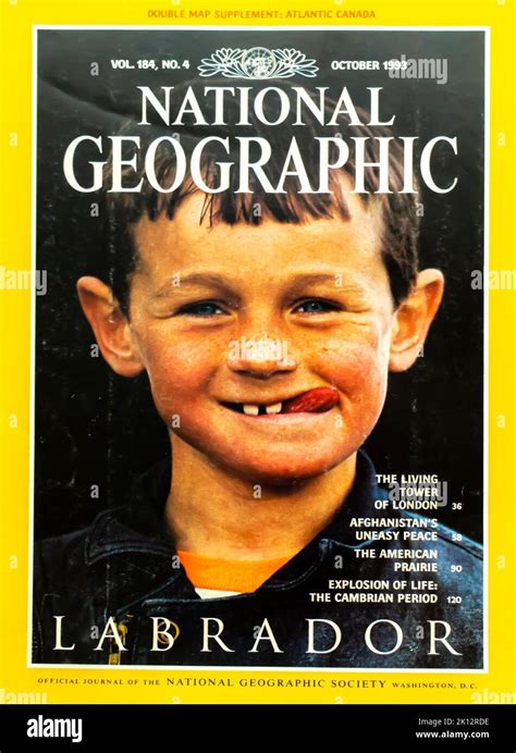 National Geographic Magazine Cover October 1993 Stock Photo Alamy