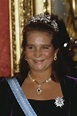 Princess Elena of Spain during a visit by Queen Elizabeth II, Madrid ...