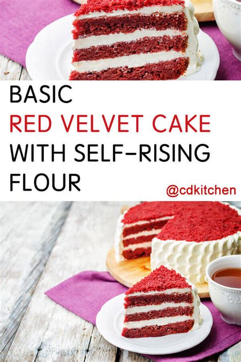 Thanks for the baking tip. Basic Red Velvet Cake With Self-Rising Flour Recipe from ...