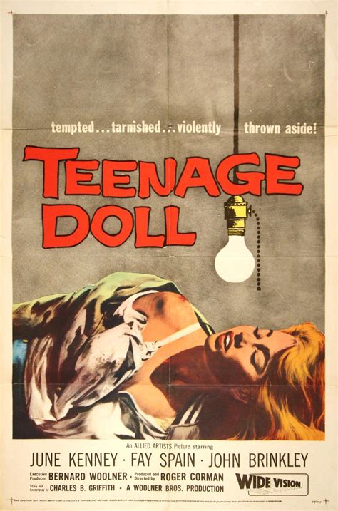 Teenage Doll Old Film Posters Film Posters Vintage Exploitation Film