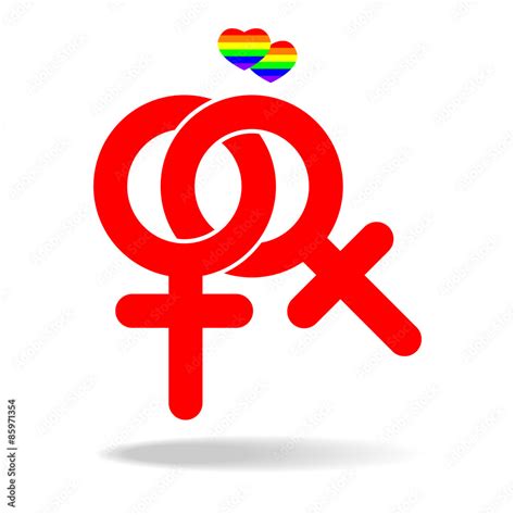 same sex marriage icons celebrate pride stock vector adobe stock