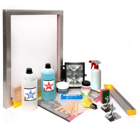 This printing kit has the range from beginner and introductory. DIY Screen Printing Kit at Home by Keygadgets® Made Italy