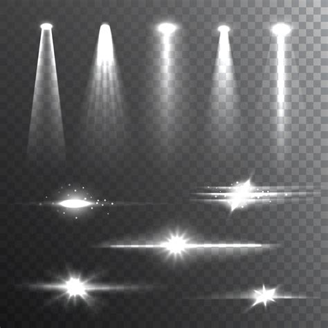 Light Beams White On Black Composition 472077 Vector Art At Vecteezy