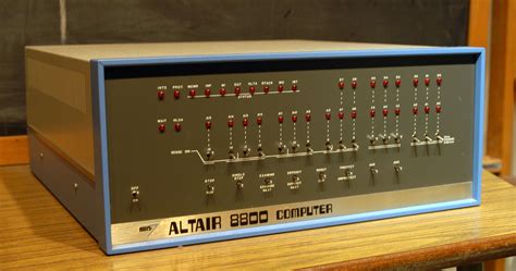 Mits Altair 8800 1975 Old Computers Personal Computer Technology