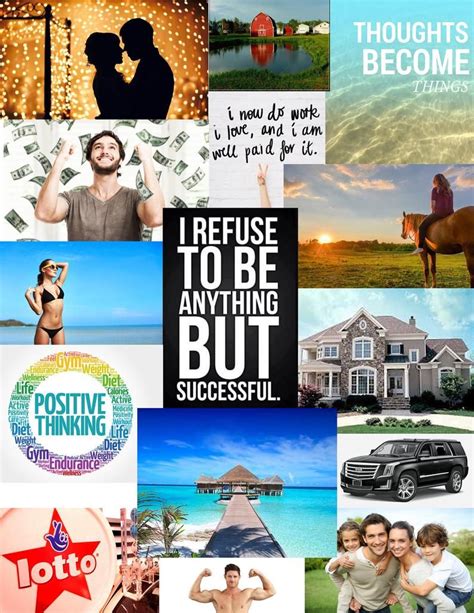 bestseller law of attraction printable vision board ideas etsy vision board sample money