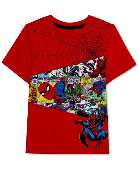 Marvel Little Boys Swingin Spidey Graphic T Shirt Shirts And Tees