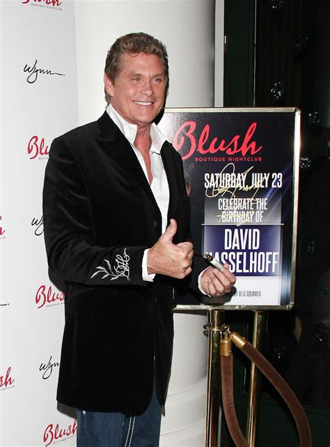 David Hasselhoff Celebrates Birthday At Blush Las Vegas Review Journal