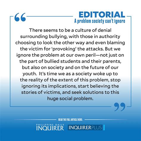 A Problem Society Cant Ignore Inquirer Opinion