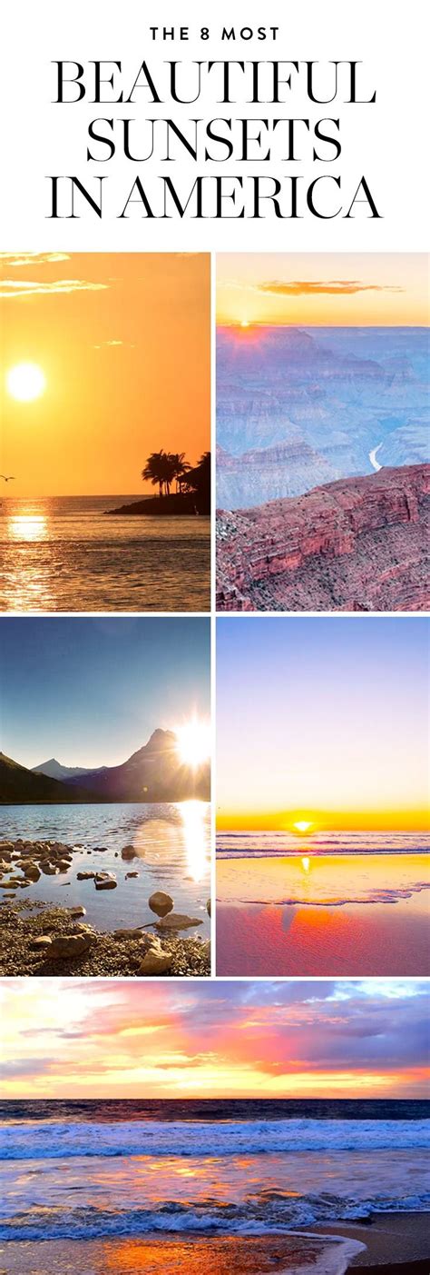 The 8 Most Beautiful Sunsets In America Beautiful Sunset