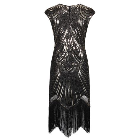 Ro Rox 1920 S Flapper Dress Sequin Fringe Cocktail Party Great Gatsby Costume Ebay
