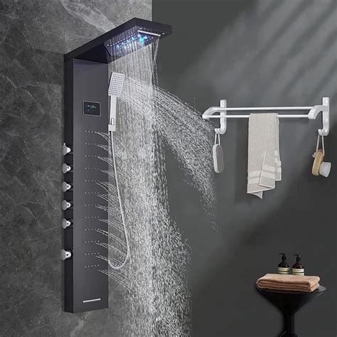 Buy Fuz Led Shower Panel Tower System Hydroelectricity Display Multi